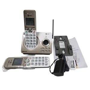 2 Handset AT&T DL72219‎ Cordless Answering System Bluetooth DECT 6.0 - Read